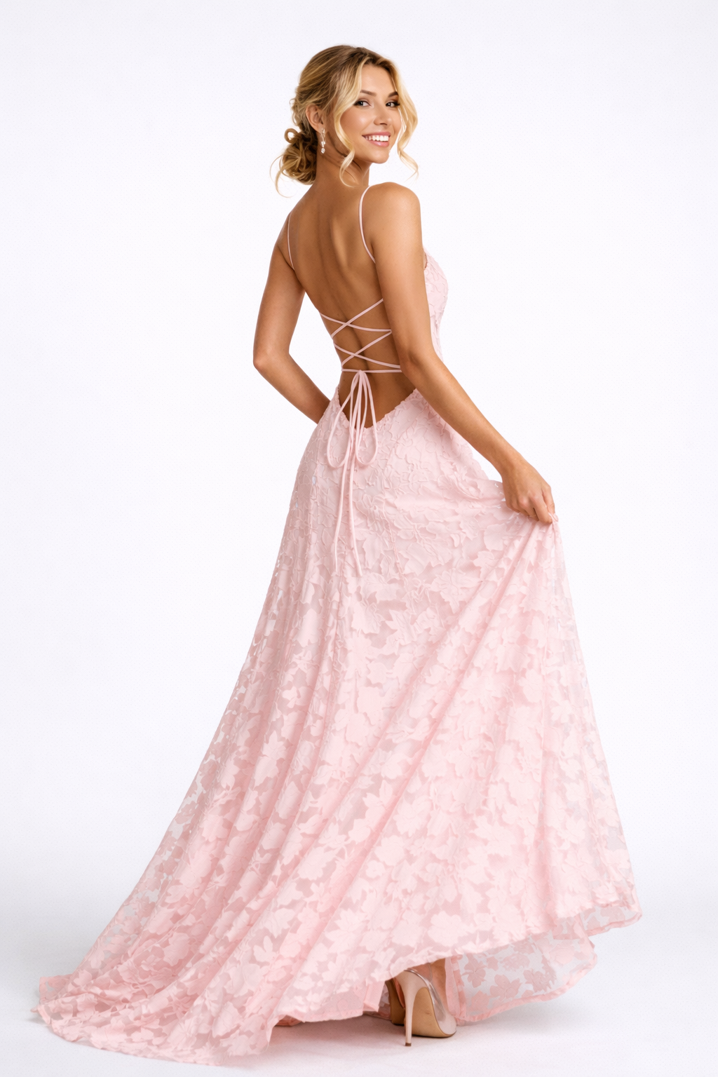 Olivia - Woman Floral Sleeveless Maxi Dress-Maxi Dress - AS - Womens - Dresses-Lyrasue-Lyrasue